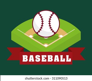Baseball sport design, vector illustration eps 10.