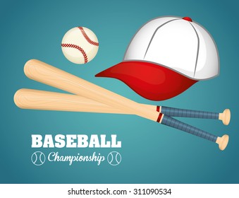 Baseball sport design, vector illustration eps 10.