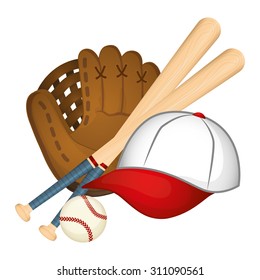 Baseball sport design, vector illustration eps 10.