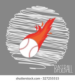 baseball sport design, vector illustration eps10 graphic 