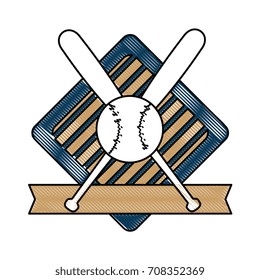baseball sport emblem