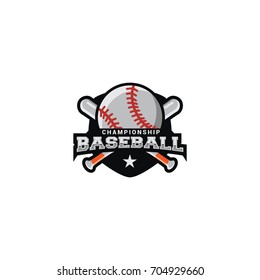 Baseball sport emblem & logo vector