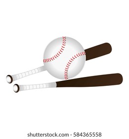 baseball sport equipment emblem icon