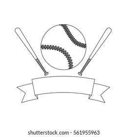 Baseball sport game icon vector illustration graphic design