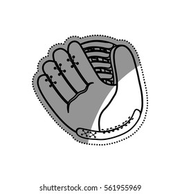 Baseball sport game icon vector illustration graphic design