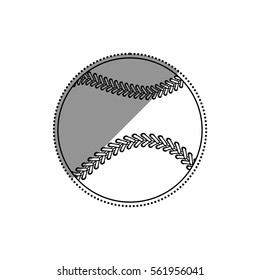 Baseball sport game icon vector illustration graphic design