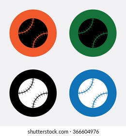 Baseball sport icon