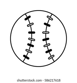baseball sport isolated icon