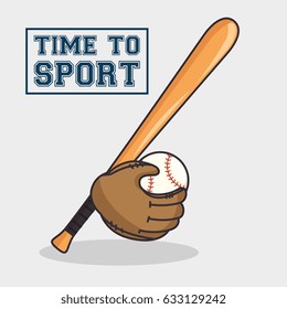 baseball sport isolated icon