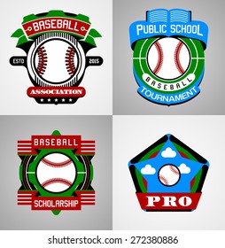 Baseball Sport label collection