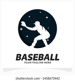 Baseball Sport Logo Design Template