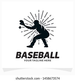 Baseball Sport Logo Design Template