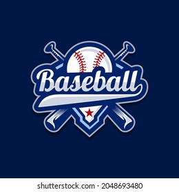 
Baseball Sport Logo Design Template