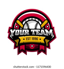 BaseBall Sport Logo.  BaseBall Sport Team. BaseBall Logo. Badge Logo. Sport Logo. Abstract Vector Illustration Eps.10