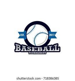 Baseball Sport Logo Template Design Vector, Emblem, Design Concept, Creative Symbol, Icon