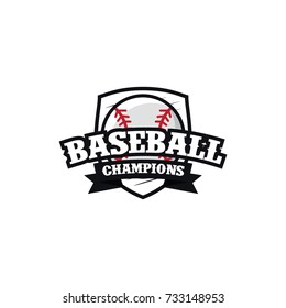 Baseball sport logo vector