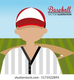 baseball sport player character