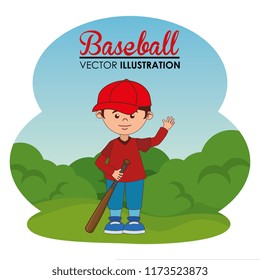 baseball sport player character