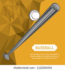 Baseball sport poster