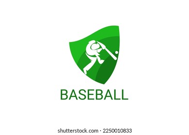 Baseball sport vector line icon. an athlete playing baseball. sport pictogram, vector illustration.