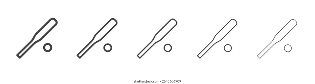 baseball sports icon outline ilustration vector symbol