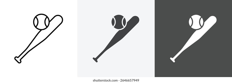ícone de esportes de beisebol definir arte vetorial
