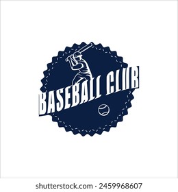 Baseballsport-Logo Vektorgrafik Design