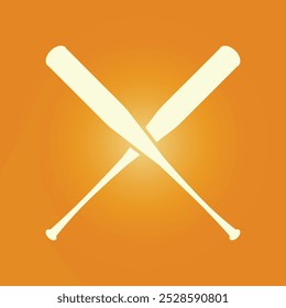 Baseball stick arte na moda bonito vetor abstrato ilustração colorido útil design.eps