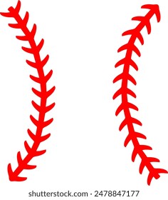 Baseball Stitch Vector EPS: High-Quality Graphics for Your Needs