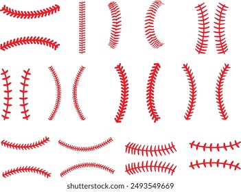 Baseball stitches, baseball laces, sport, softball files	