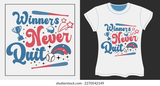 Baseball Sublimation Design. Retro Baseball SVG T-shirt Design. Retro Baseball SVG Crafts design.