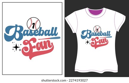 Baseball Sublimation Design. Retro Baseball SVG T-shirt Design. Retro Baseball SVG Crafts design.