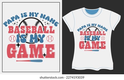 Baseball Sublimation Design. Retro Baseball SVG T-shirt Design. Retro Baseball SVG Crafts design.