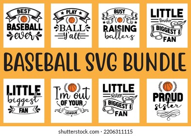 Baseball svg design bundle file