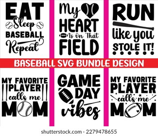 Baseball Svg Design Bundle, Baseball Sports svg,Baseball Quote,trendy vector and typography Baseball t shirt design,Supportive Mom svg,retro baseball t-shirt design svg