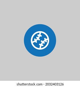 Símbolo de béisbol Icono Vector Ilustración