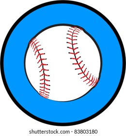 Baseball Symbol - Vector Illustration