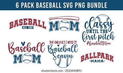 Bundle de design de T-shirt de beisebol 