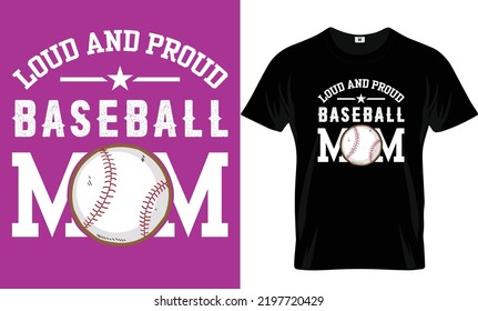 Baseball t shirt design For POD