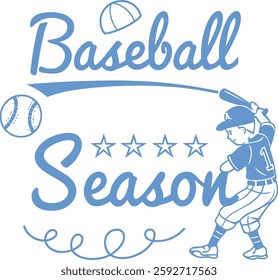 Baseball t shirt design print ready vector file for t shirt and other