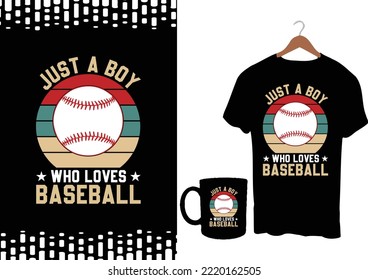 Baseball T Shirt Design Template.