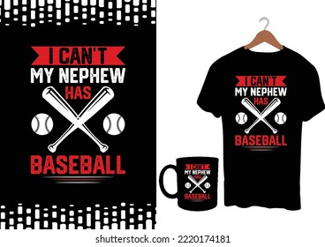 Baseball T Shirt Design Template.