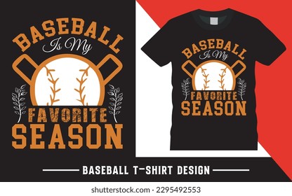 Baseball t shirt design. trendy vector and typography Baseball t shirt design.