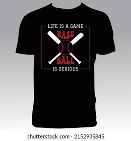 Diseño De Camisetas De Béisbol E Ilustración De Vectores. 