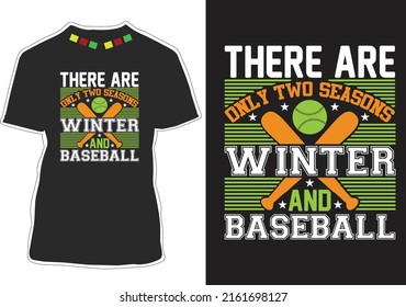 Design-Vektor für Baseball-T-Shirt