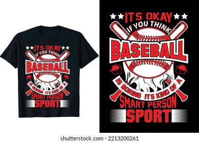 Baseball t shirt design vector graphic