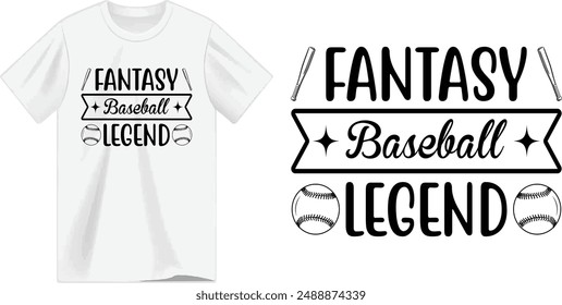 Baseball T- Shirt Design Vector File