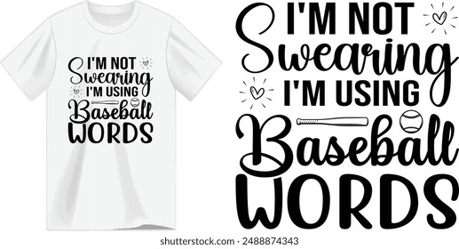 Baseball T- Shirt Design Vector File