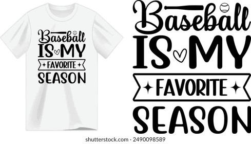 Baseball T- Shirt Design Vector File