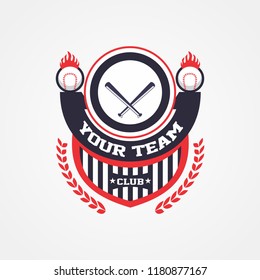 Baseball Team Championship Logo Template